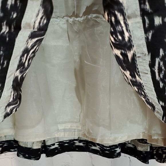 J.Crew black and white full pleated skirt - Picture 3 of 7